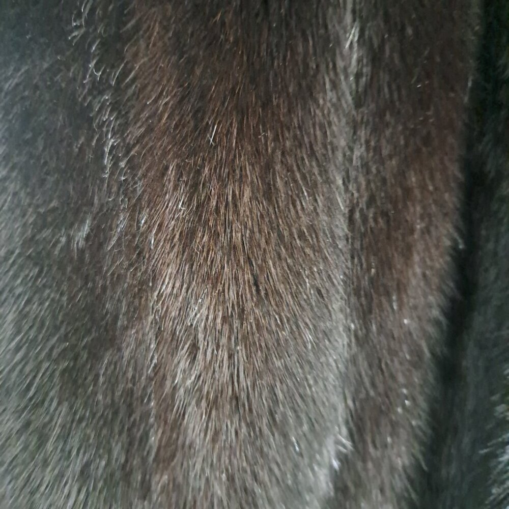 MINK COAT GENUINE FULL LENGTH 48IN SIZE 10 EXCELLENT CONDITION  48long 24in slee - Picture 6 of 16